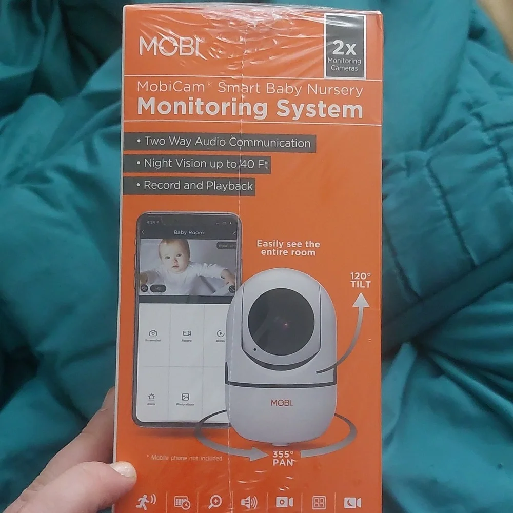 Movi baby monitoring system x2 cameras